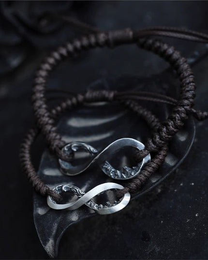 Infinity Guard Handcrafted Silver Bracelet
