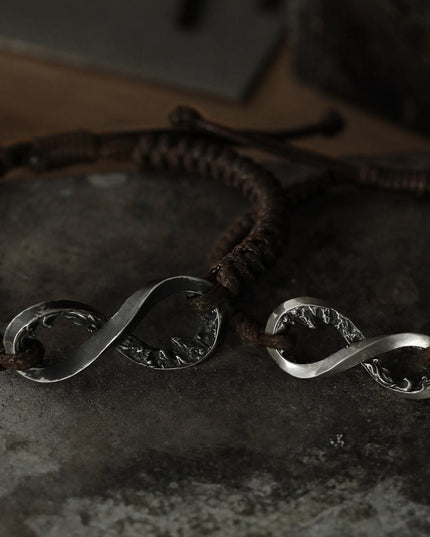 Infinity Guard Handcrafted Silver Bracelet
