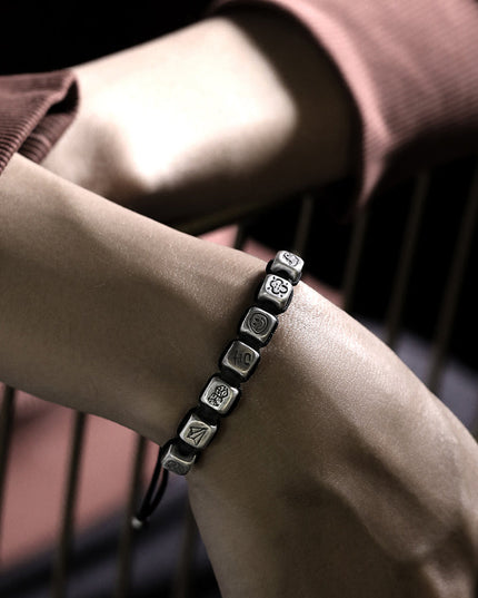Guardian Symbols Silver Bracelet
