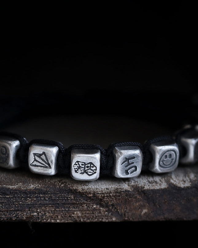Guardian Symbols Silver Bracelet