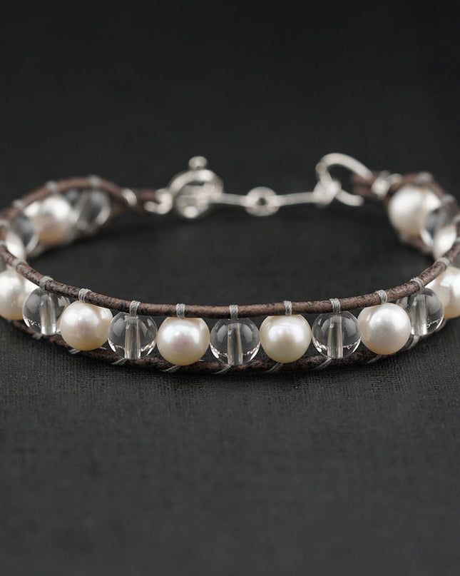 Serenity Pearl Gemstone Bracelet