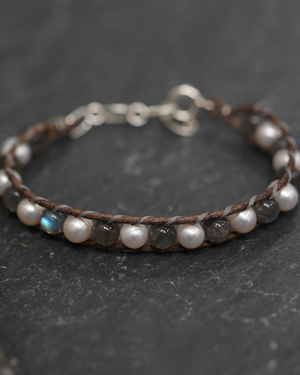 Serenity Pearl Gemstone Bracelet