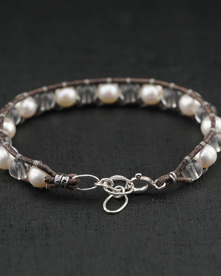 Serenity Pearl Gemstone Bracelet