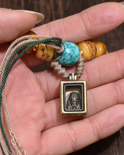Prosperity Tibetan Dzi Yak Bone Bracelet