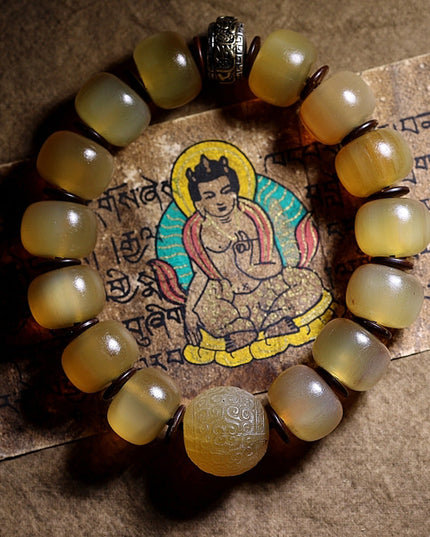 Courageous Spirit Yak Horn Bracelet by Kailash Energy