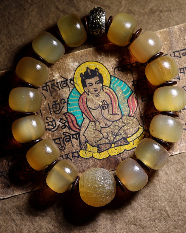 Courageous Spirit Yak Horn Bracelet by Kailash Energy