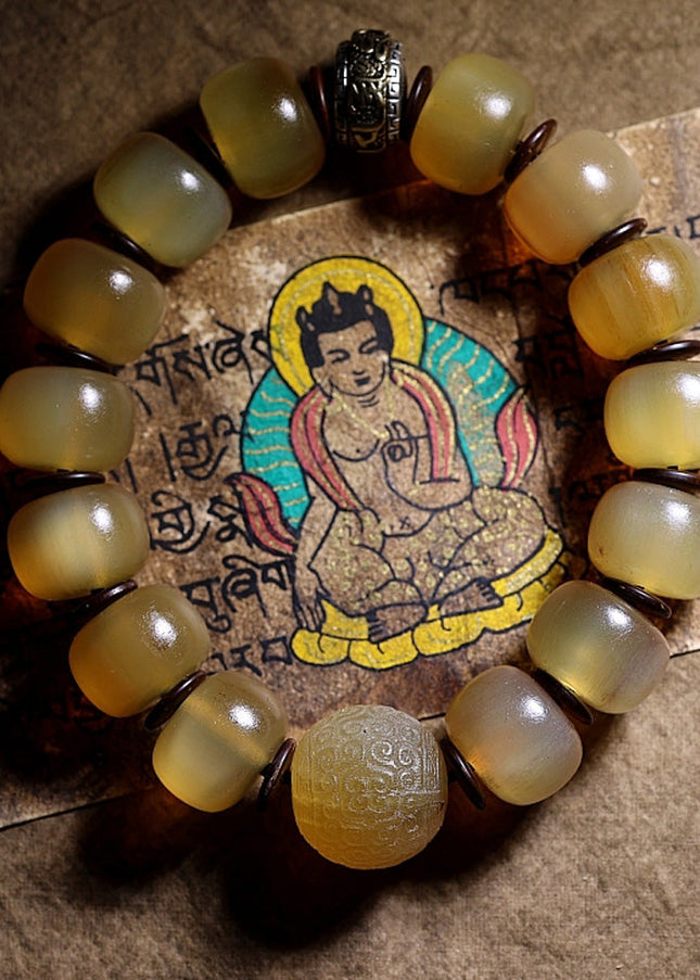 Courageous Spirit Yak Horn Bracelet by Kailash Energy