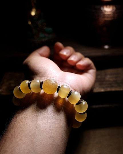 Courageous Spirit Yak Horn Bracelet by Kailash Energy