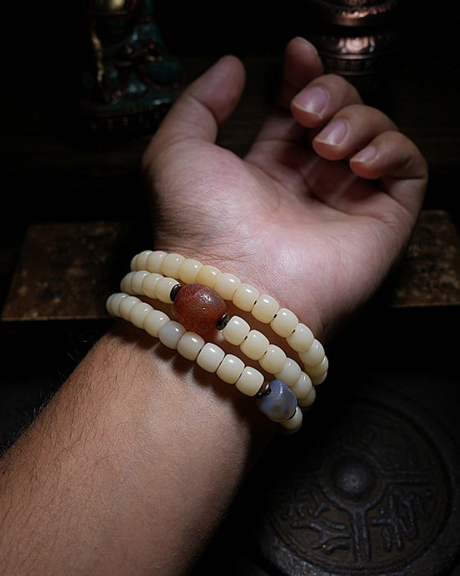 Sacred Bodhi Agate Protection Necklace