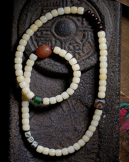 Sacred Bodhi Agate Protection Necklace