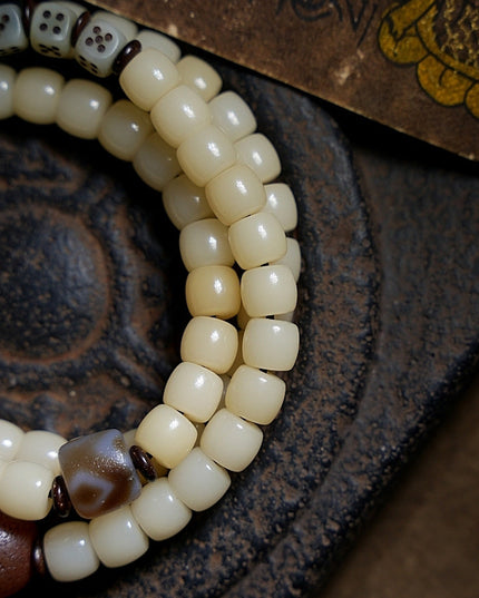 Sacred Bodhi Agate Protection Necklace