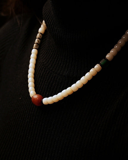 Sacred Bodhi Agate Protection Necklace