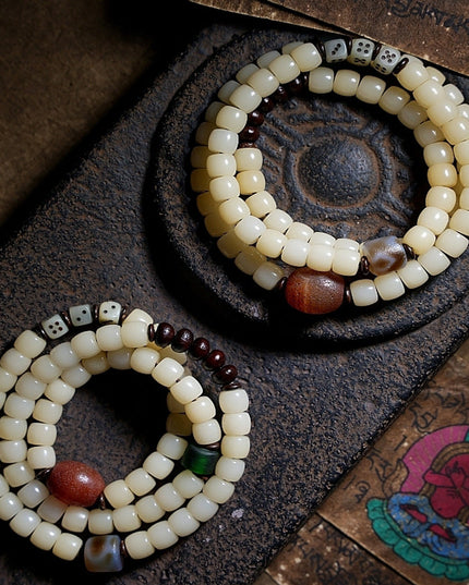 Sacred Bodhi Agate Protection Necklace