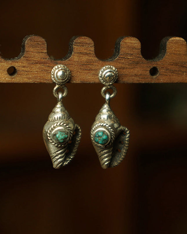 Warden's Haven Turquoise Sterling Silver Earrings
