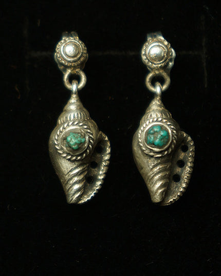 Warden's Haven Turquoise Sterling Silver Earrings