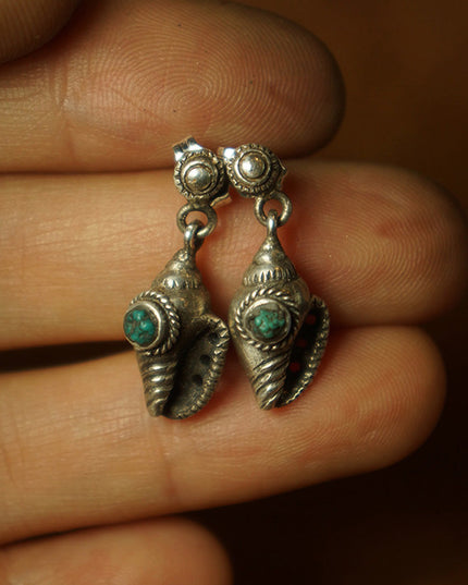 Warden's Haven Turquoise Sterling Silver Earrings