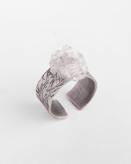 Eternal Clarity Raw Quartz Ring