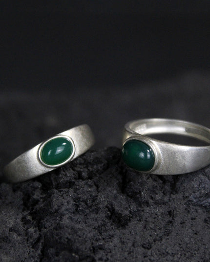 Wealth Harmony Turquoise Sterling Silver Rings