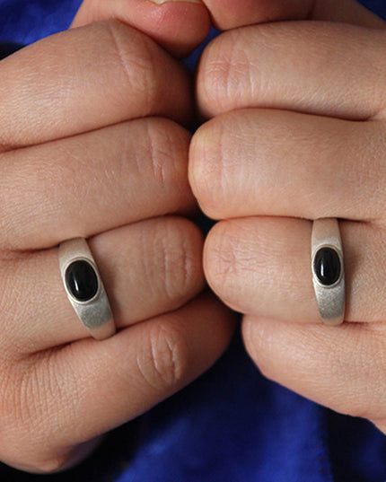 Wealth Harmony Turquoise Sterling Silver Rings