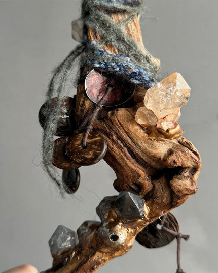 Healing Spiral Crystal Staff by Kailash Energy