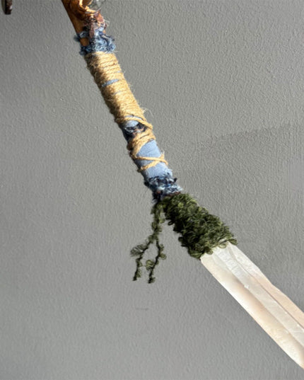 Healing Spiral Crystal Staff by Kailash Energy