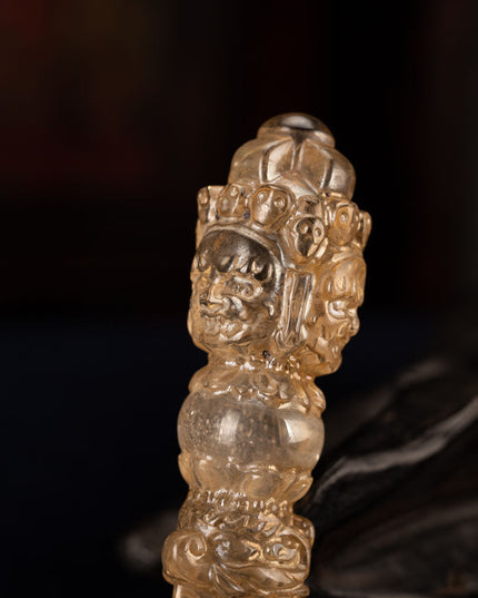 Blessing Energy Clear Quartz Tibetan Dorje Dagger Decoration