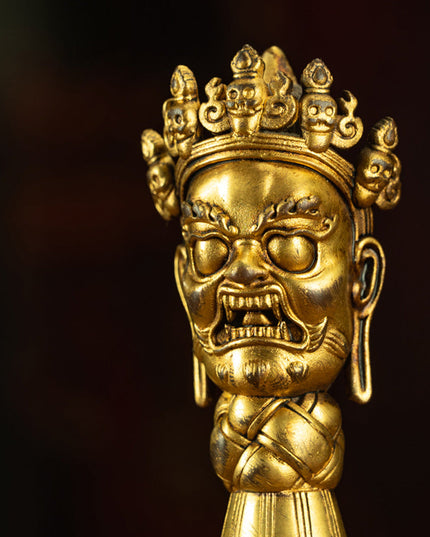 Tibetan Antique Purba Vajra Dagger – Divine Protective Dagger for Rituals
