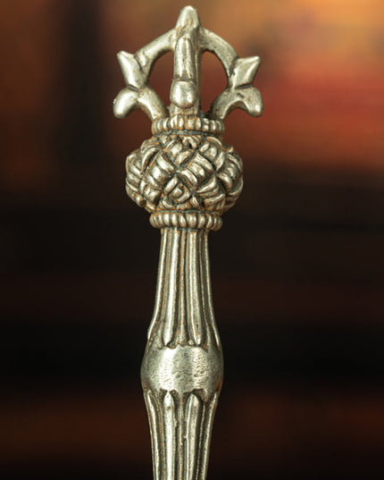 Antique Vajra Ritual Dagger – Old Cold Iron, Sacred Sakya Relic