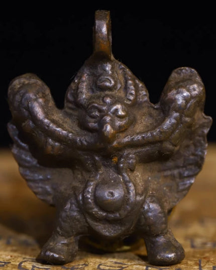 Khyung Ngonpo Talisman Pendent Tibetan Thokcha
