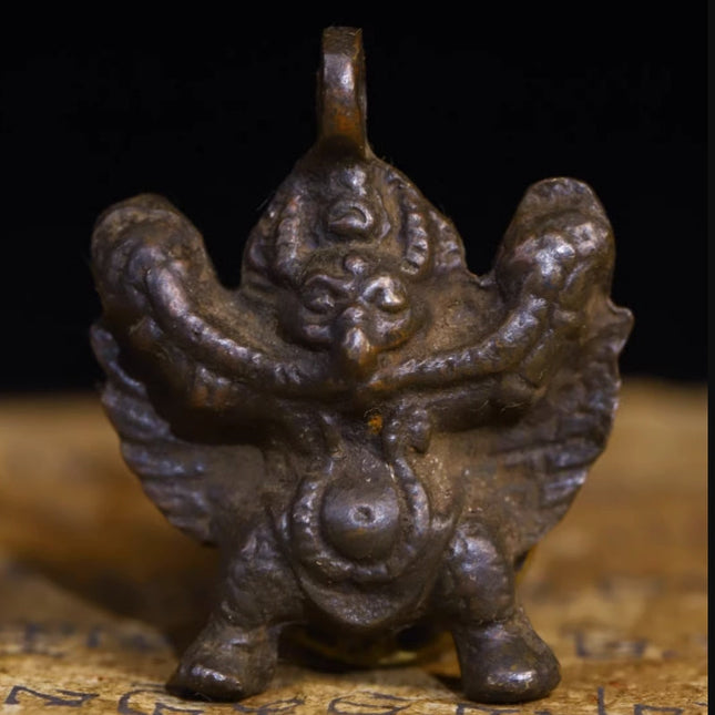 Khyung Ngonpo Talisman Pendent Tibetan Thokcha