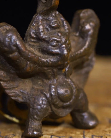 Khyung Ngonpo Talisman Pendent Tibetan Thokcha
