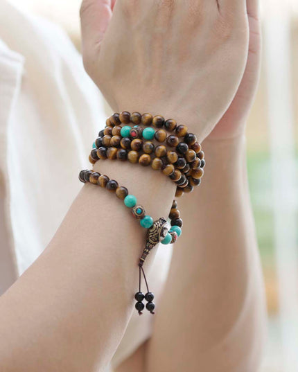 Wealth Energy Tiger's Eye Necklace