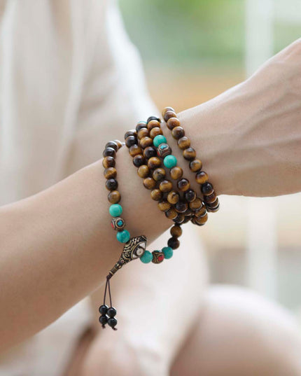 Wealth Energy Tiger's Eye Necklace