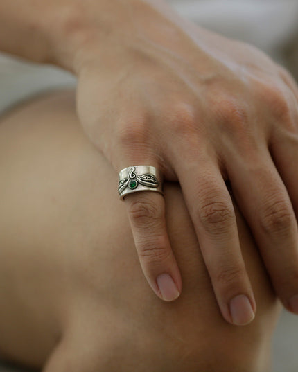 Wealth Energy Tibetan Treasures Rings