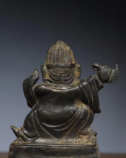 Mahakala MAGIC Tibetan Bronze Statue for Eliminating Diseases