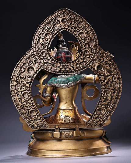 Manjushri AWAKENING Tibetan Statue for Eliminating Weakness