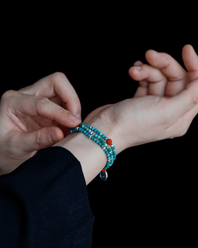 Healing Turquoise Serenity Bracelet& Necklace