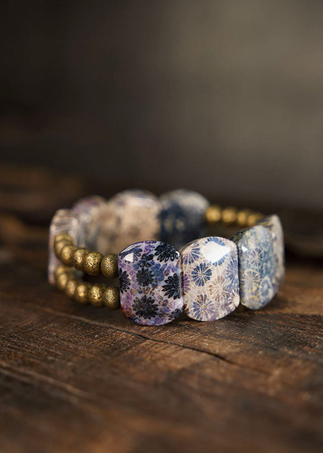 Coral Stone Vitality Bracelet – Protection and Life Energy