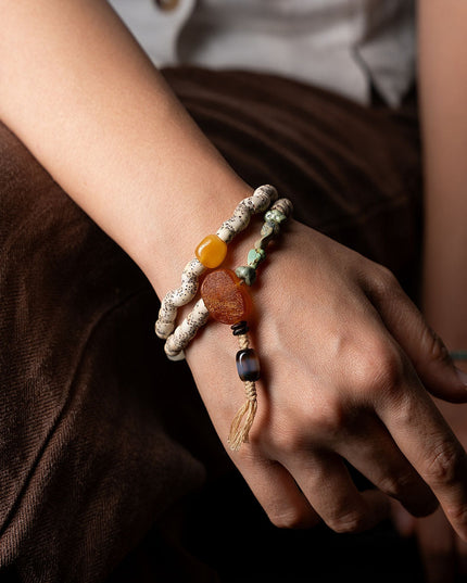 Sacred Harmony Bodhi Gemstone Bracelet