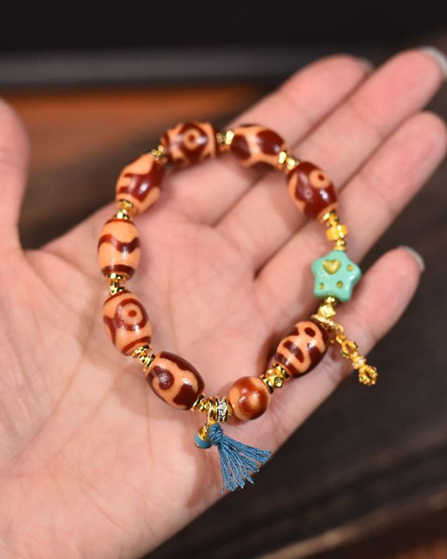 Primal Force Dzi Bead Bracelet
