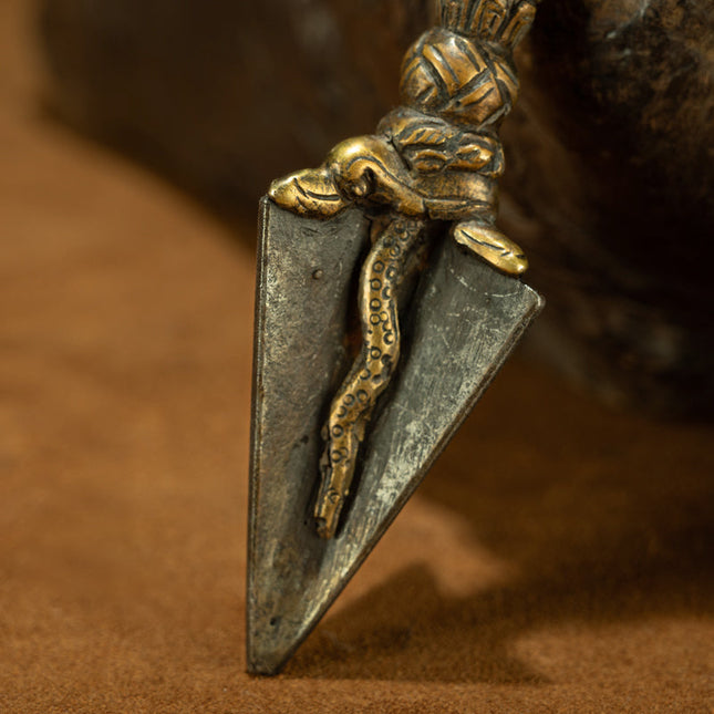 Iron of the Fierce One – 15th Century Yamantaka Phurba Ritual Dagger