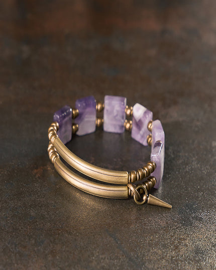 Amethyst Serenity Protection Bracelet
