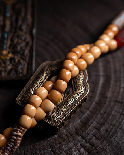 Bodhi 108 Bead Mala Necklace & Bracelet