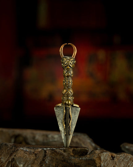 Iron of the Fierce One – 15th Century Yamantaka Phurba Ritual Dagger