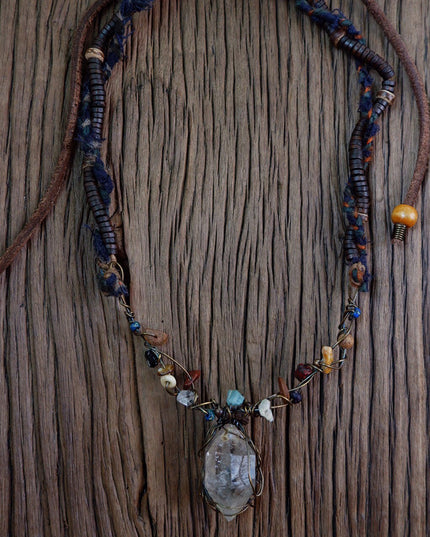 Healing Energy Crystal Pendant Necklace