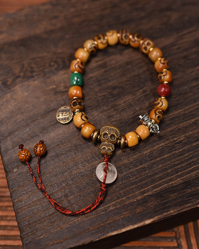 Spirit Strength Yak Bone Bracelet