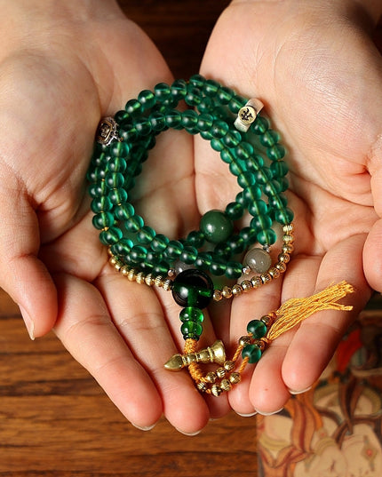 Serenity Mala – Purity Energy 108 Mala Beads Necklace & Bracelet