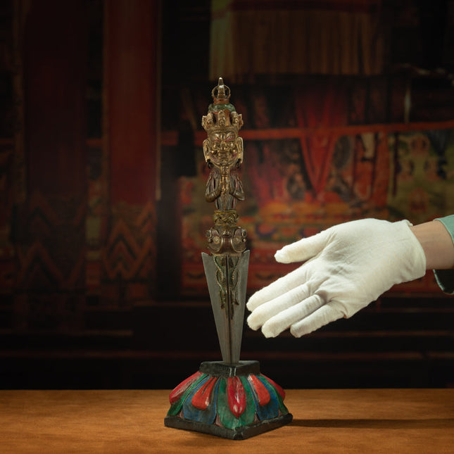 Demon-Slayer Phurba – Vajra Ritual Dagger of Subjugation and Sacred Power