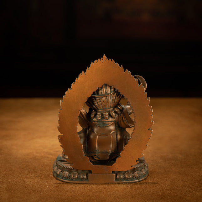 Fury of the Protector – Two-Armed Mahakala Bronze Statue