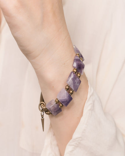 Amethyst Serenity Protection Bracelet